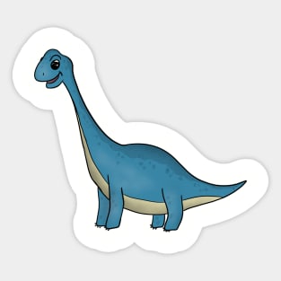 Cute brachiosaurus Sticker